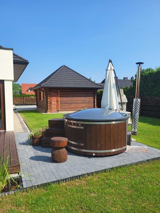 Gorąca Bania Balia Ogrodowa Jacuzzi GAZOWA ELEKTRYCZNA AKRYLOWY wkład