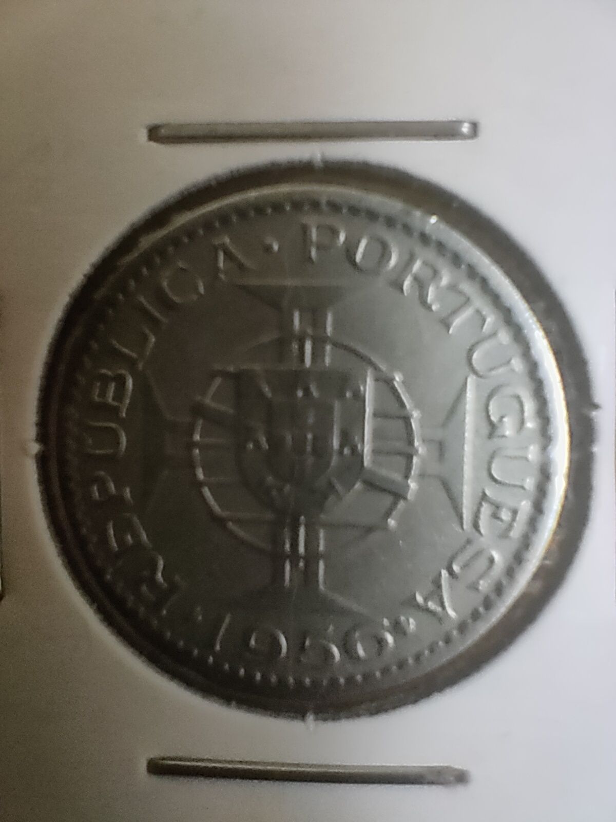 Moeda de 2,5 escudos 1956 angola