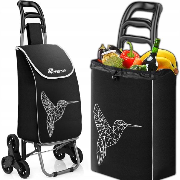 Torba Na Kółkach Wózek Na Zakupy Składany Mocny 3k