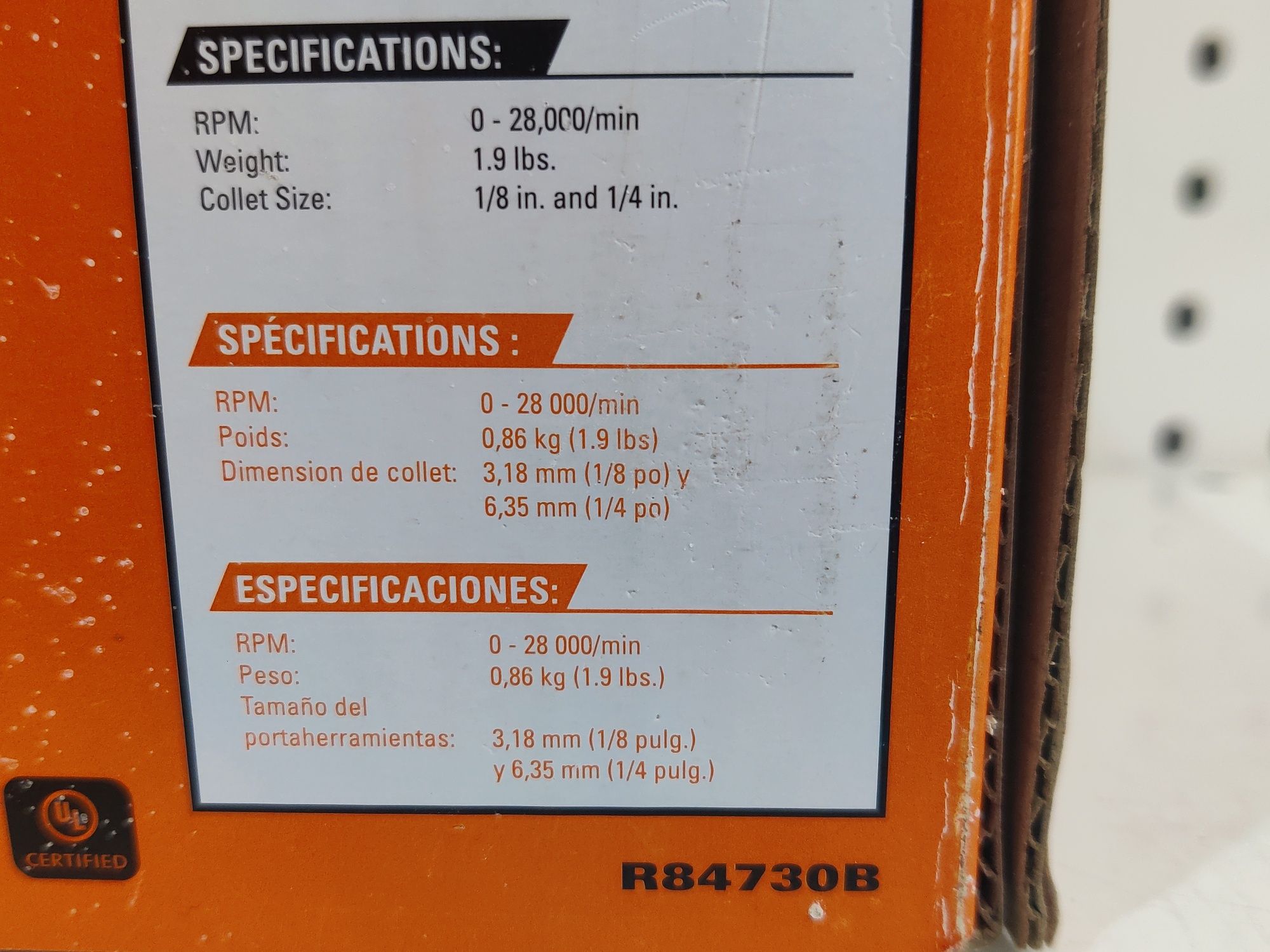 Ridgid R84730 18V фрезер для гіпсокартону каркас Оригінал США