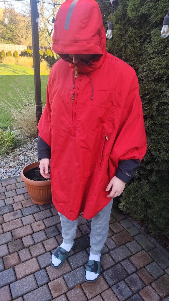 Peleryna Fjällräven Luhkka G-1000 ponczo wodoodporna Windstopper membr