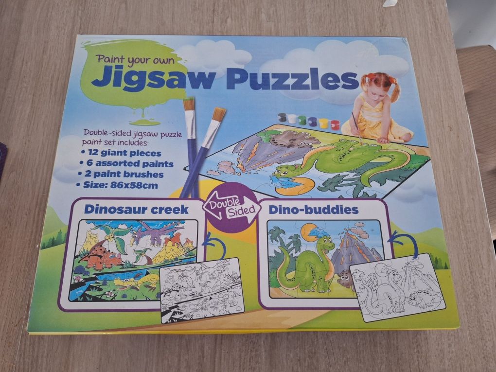 Duże puzzle do kolorowania