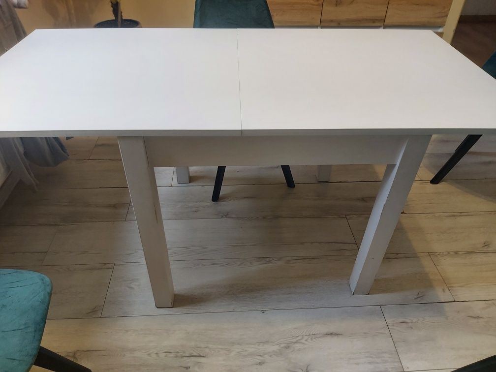 Biały stół 80x80 rozkładany