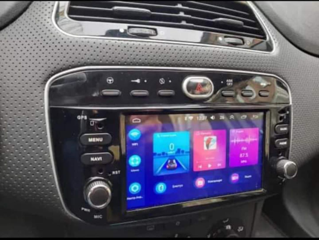Rádio Android 13 com GPS FIAT Grande Punto/Línea (Artigo Novo)