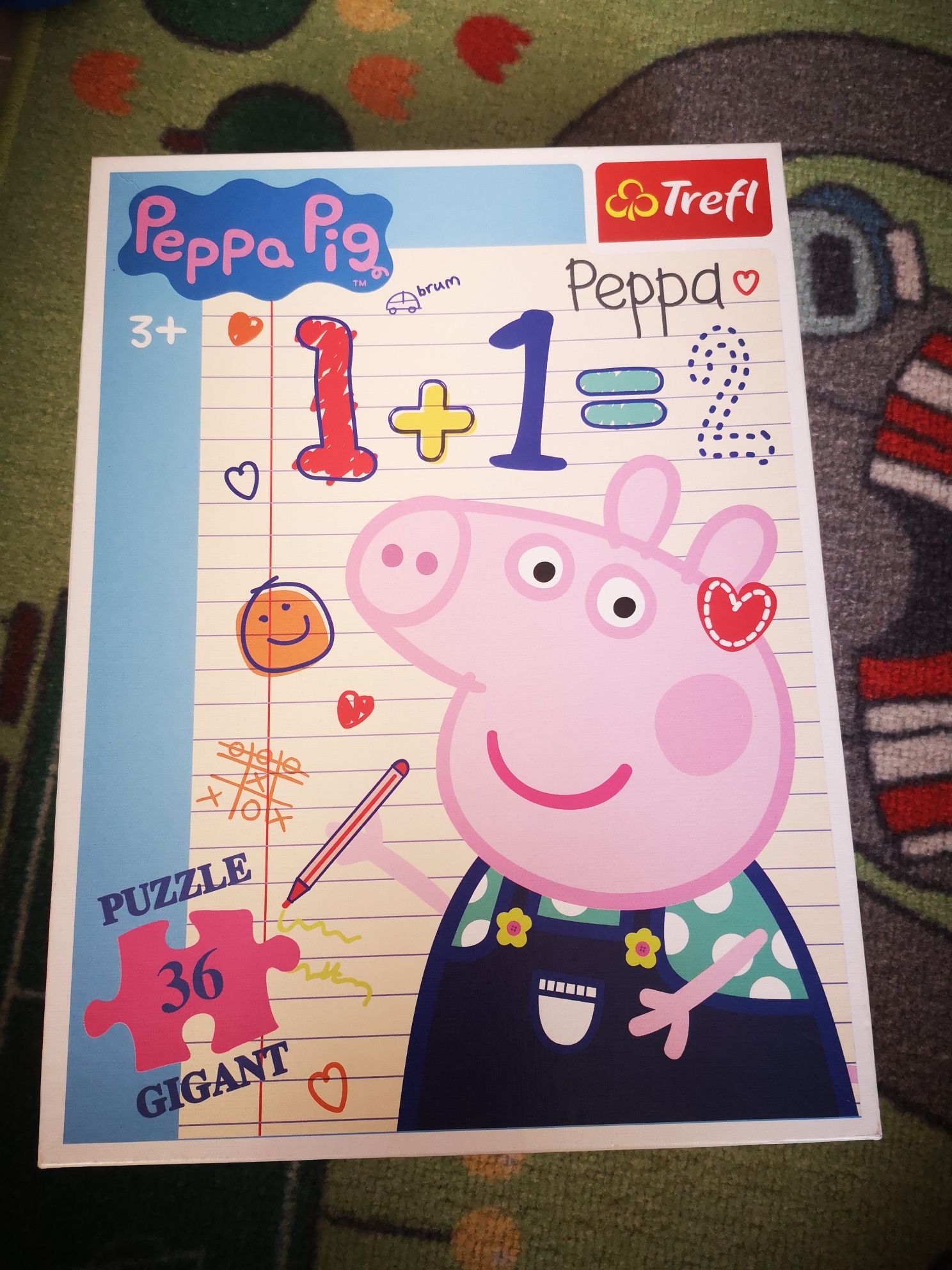 Puzzle gigant Świnka Peppa. Trefl