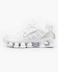 Мужские кроссовки Nike SHOX TL White. Размеры 40-45