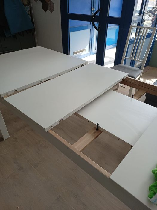 Duży biały stół rozkładany IKEA