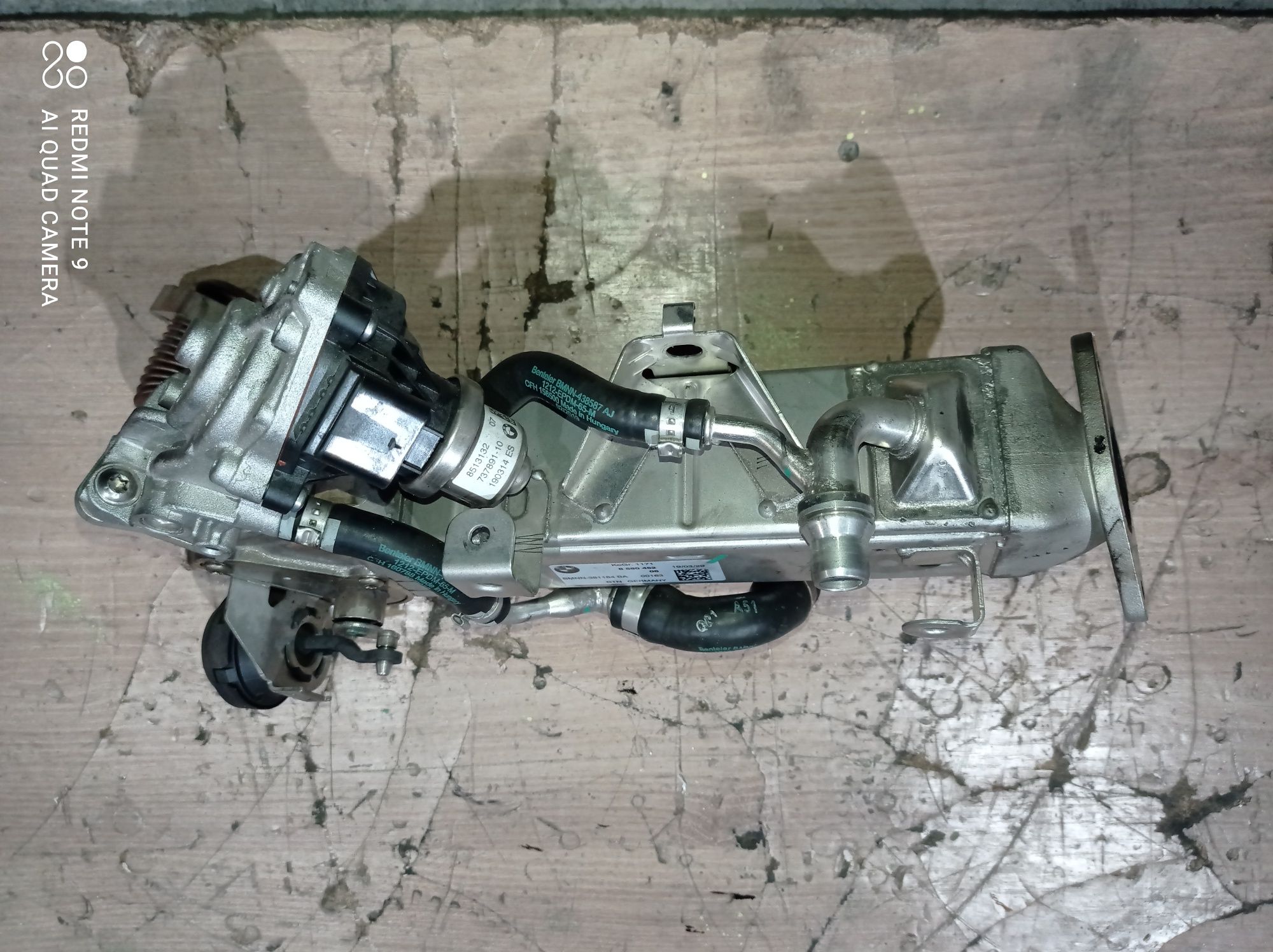 Chłodnicza spalin+EGR 2.0D B47D20A. B47D20B Bmw