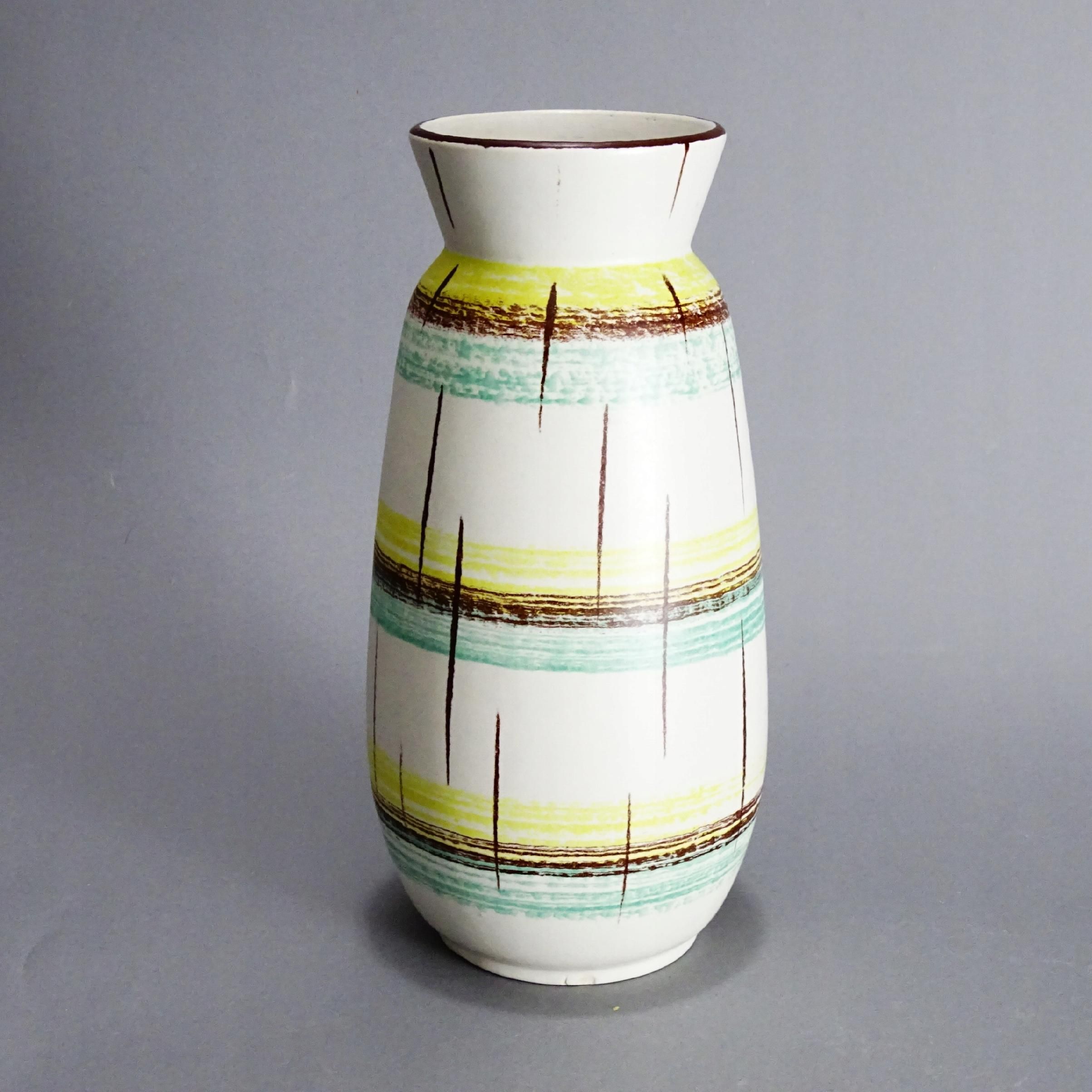 lata 50/60 piękny wazon ceramiczny new look