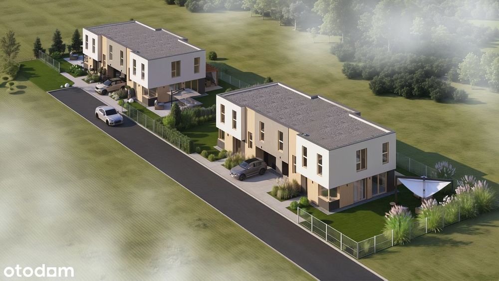 Zielony Lipków – nowe domy 146 m², 6 pokoi, ogród, garaż, pompa ciepła