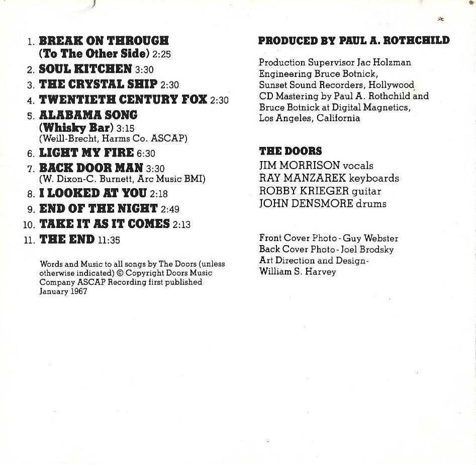 Doors - - - - - The Doors - - - - - CD