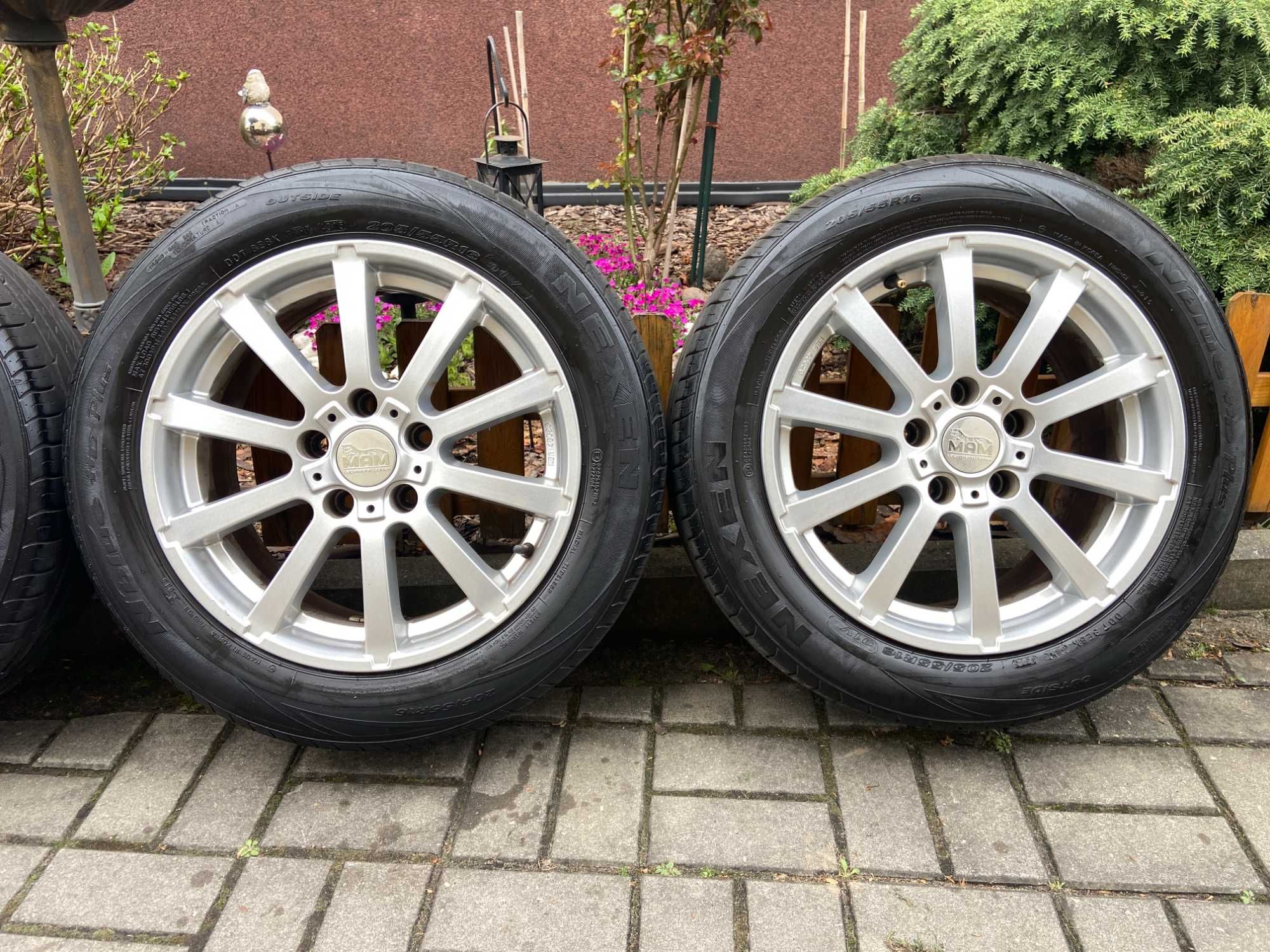 Alufelgi MAM Koła 16 lato 5x112 Golf Passat Touran Caddy E-klasa A3 A4