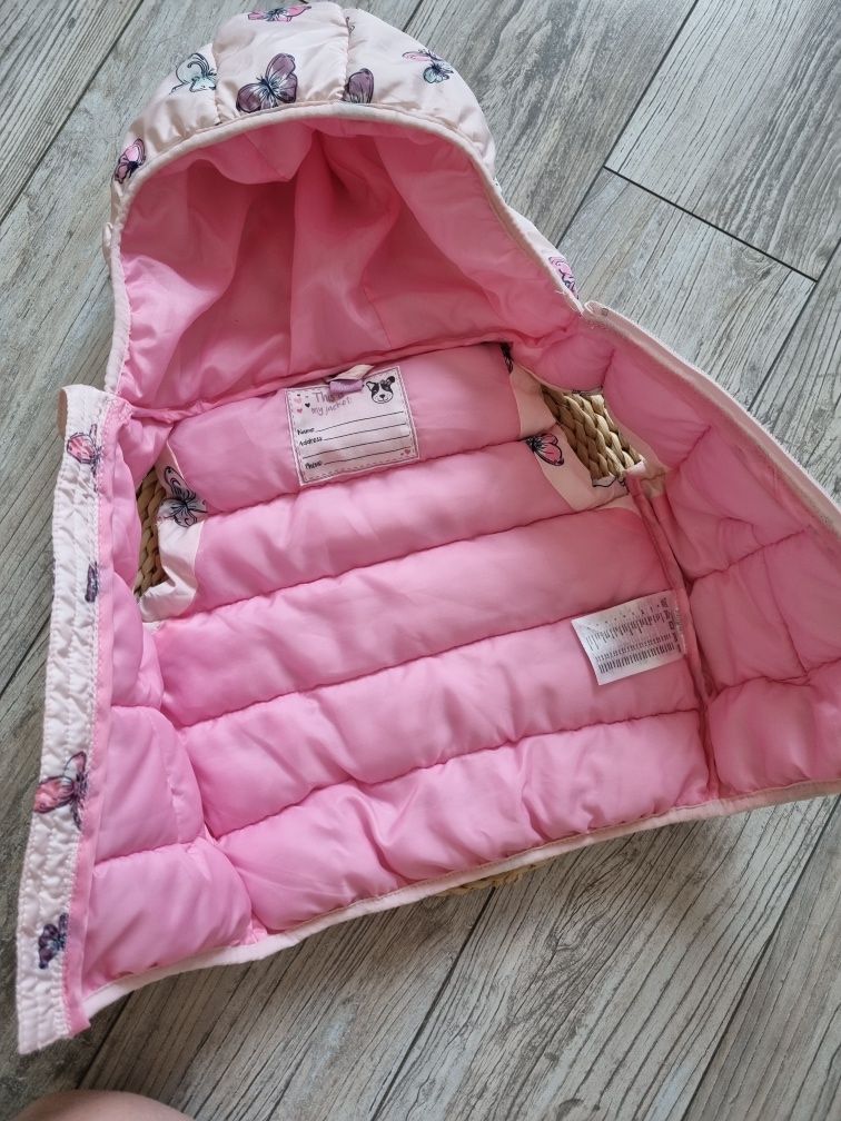 Takko fashion kamizelka bezrękawnik pikowana motylki 86