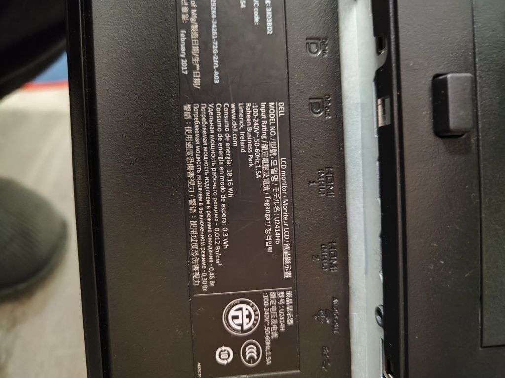 Monitor Dell U2414HB