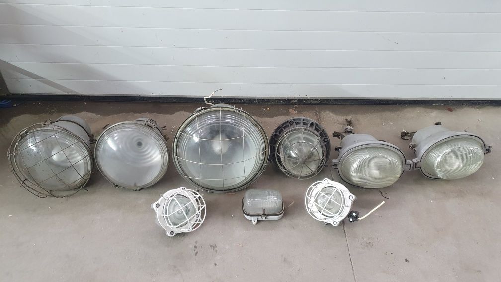 Lampy przemysłowe PRL loft
