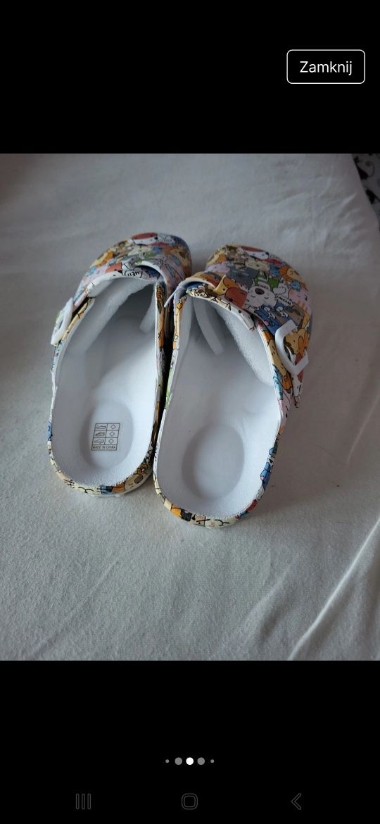 Klapki chodaki mule piankowe 37 unisex