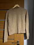 bezowy sweter helmut lang