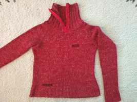 Sweter sweterek BIG STAR 36 czerwony przejściowy jesienny zima