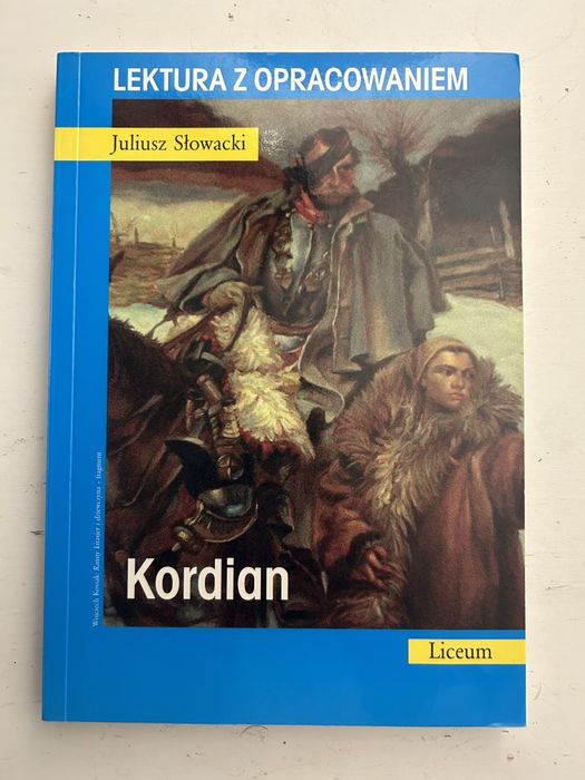 Kordian Juliusz Słowacki Książka Lektura