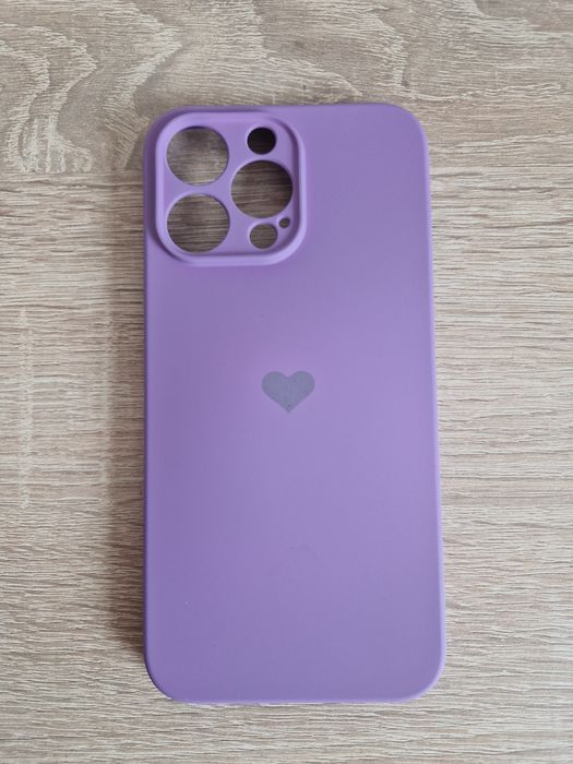 Etui Vennus Silicone Heart Case do Iphone 14 Pro Max wzór 1 fioletowy