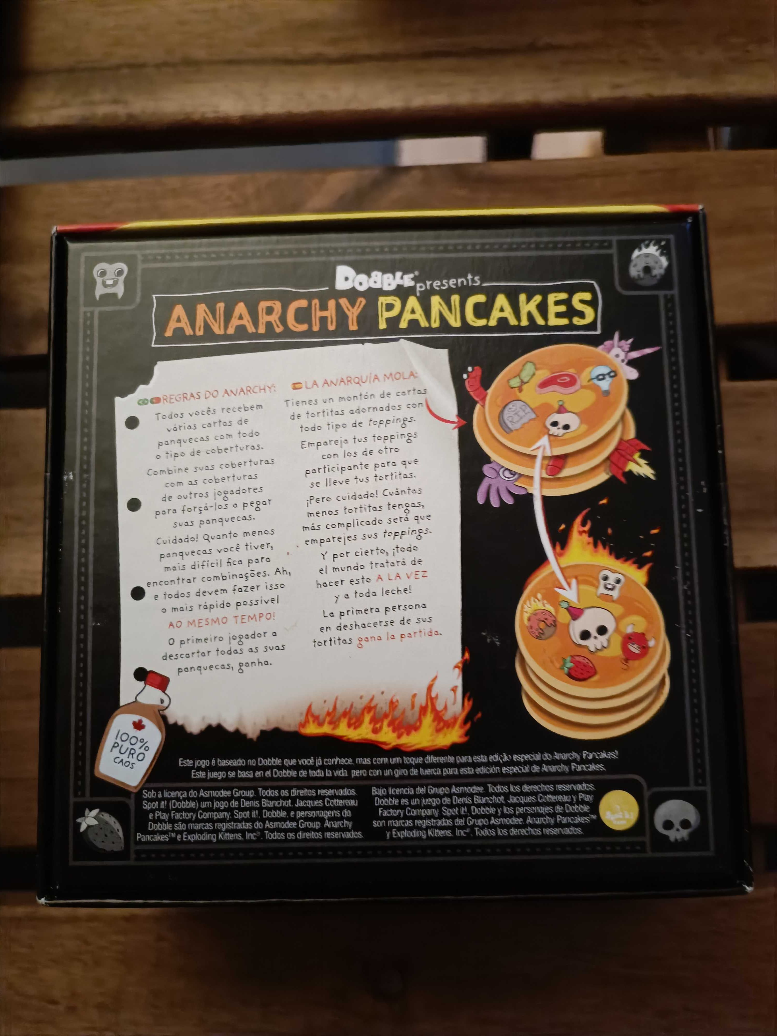 Jogo de tabuleiro "Anarchy pancakes"