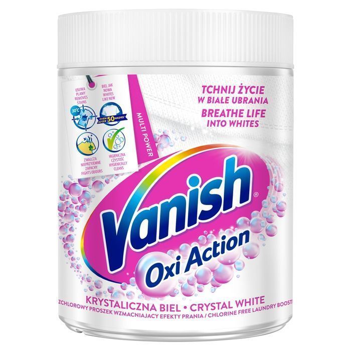 Vanish Oxi Action Odplamiacz 470g - Formuła aktywnego tlenu