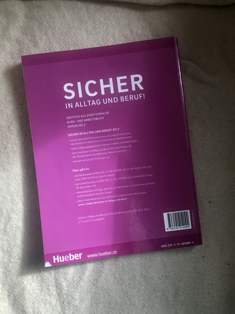 Podręcznik niemiecki Sicher in Alltag und Beruf książka bdb nauka