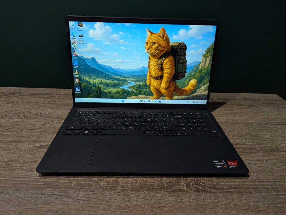 Як новий Dell 16/512 15,6" IPS 120Гц 0% зносу батареї R7 7730u 2024 ро