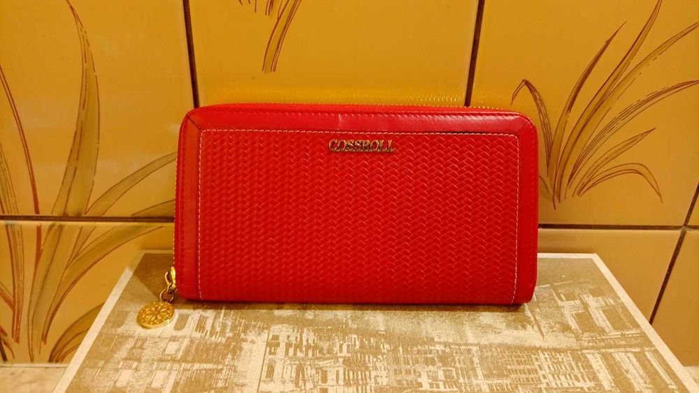 Portfel skórzany damski Cossroll