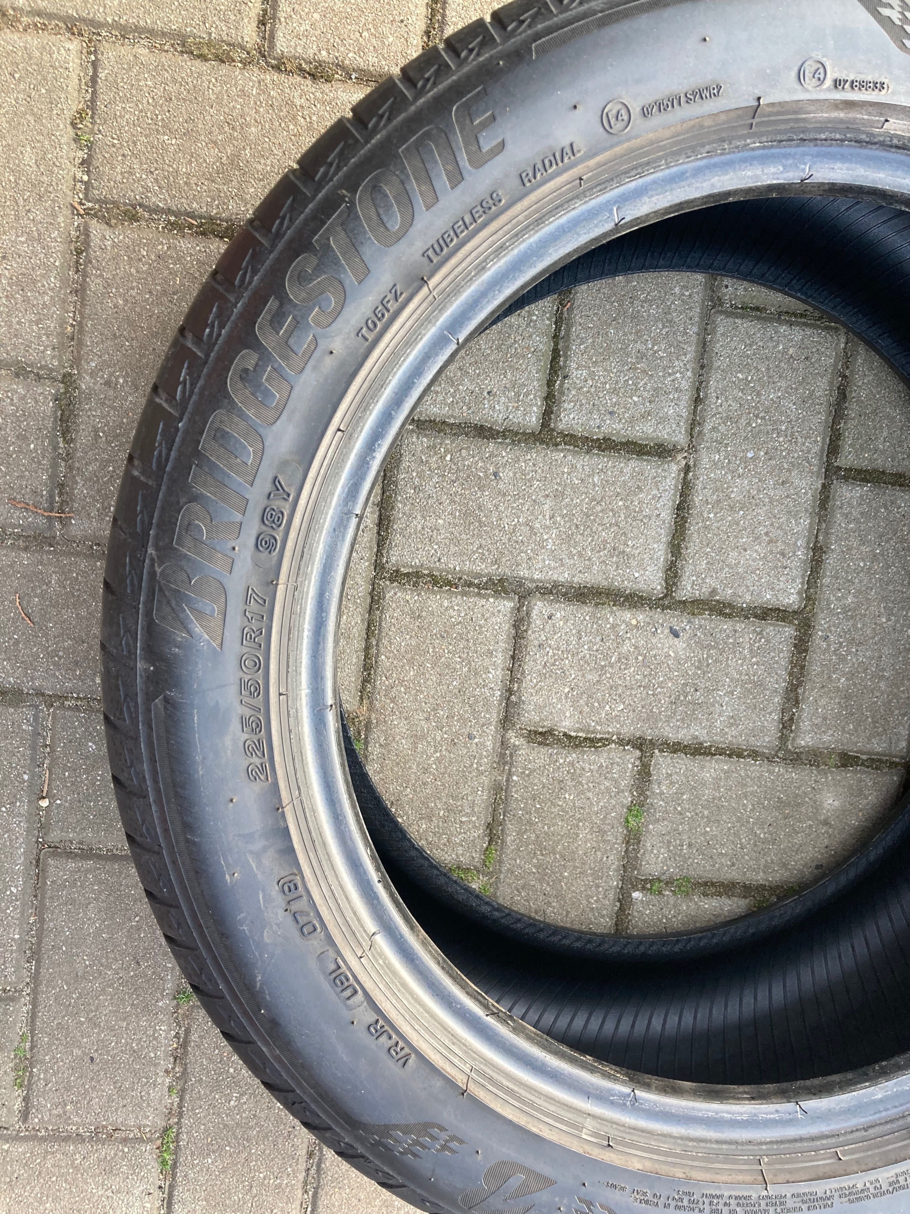 Opony 225/50r17 btidgestone