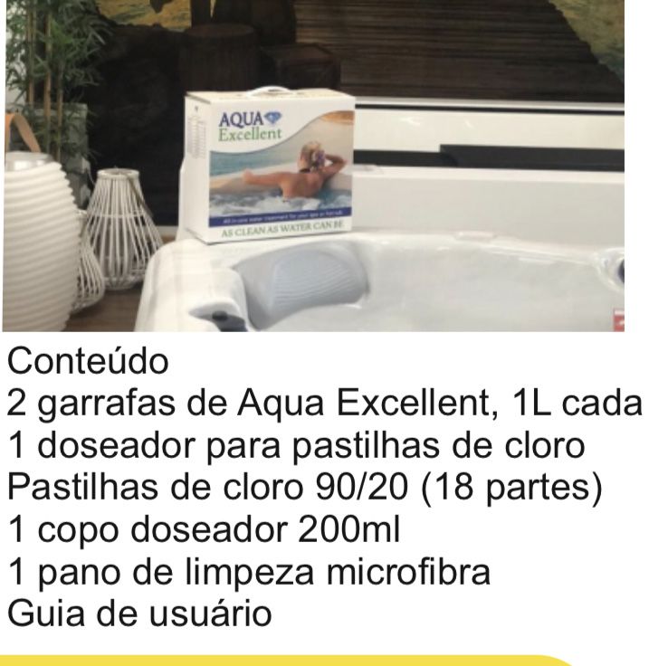 Aqua excellent 98,40 €  spa tratamento para agua promocao