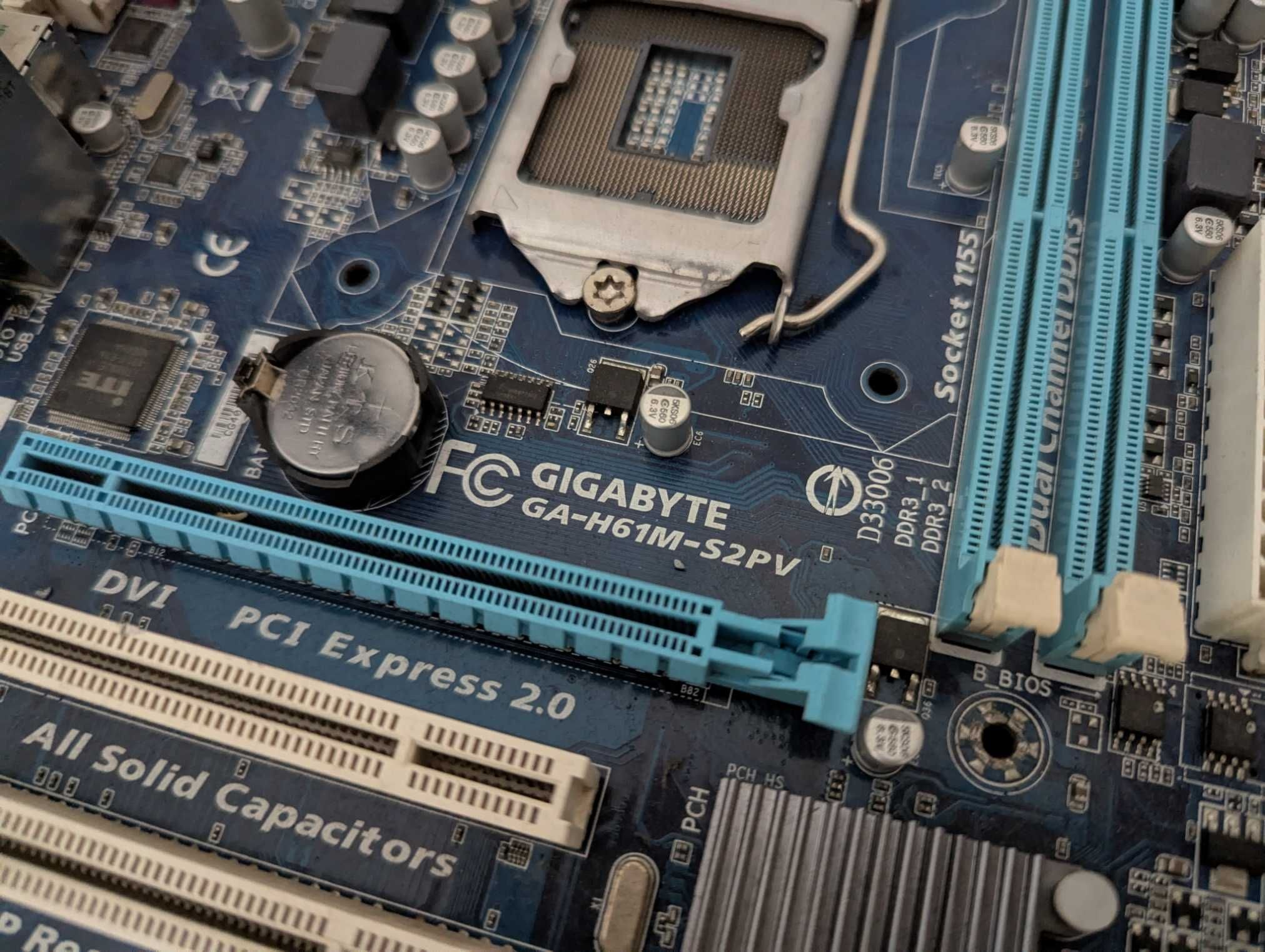 Płyta Główna Gigabyte GA-H61M-S2PV 1155 Intel H81 DDR3