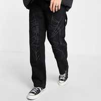 Скейтерские мужские джинсы Jaded London Y2K стритвир прямые свободные