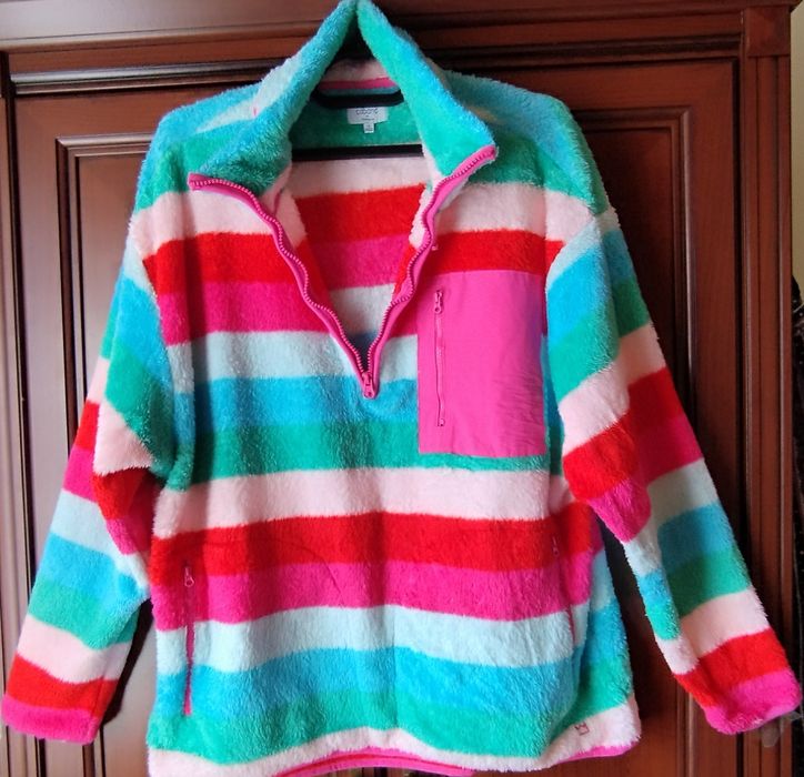 Кофта GABANA р.50-52 флис в полоску