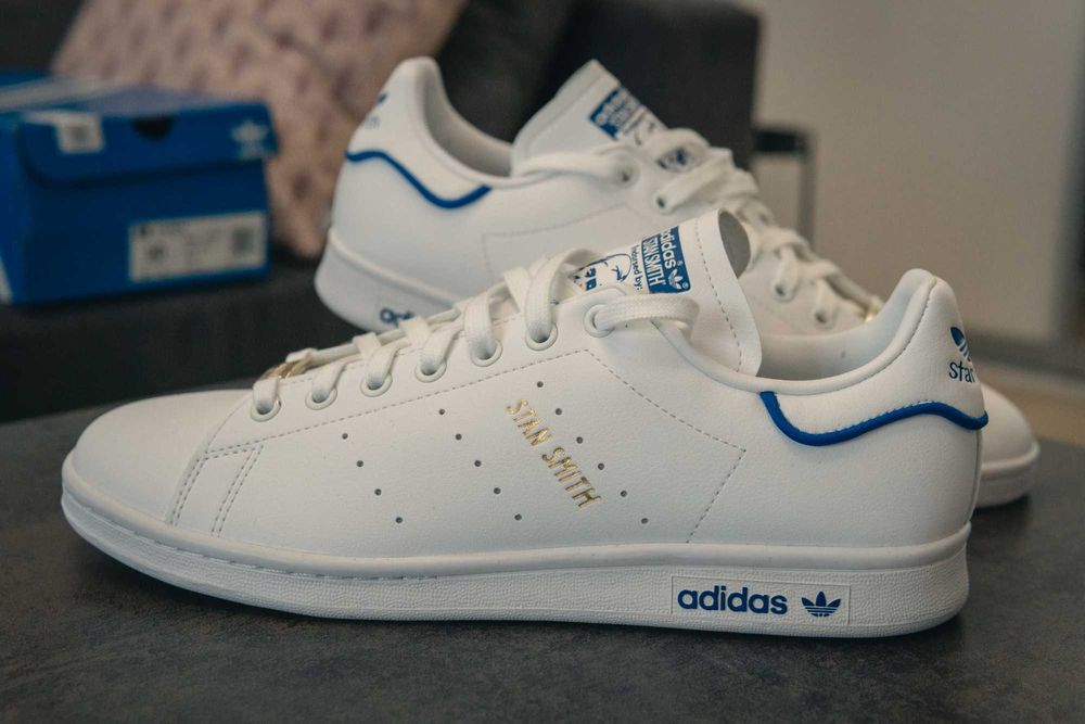 Білі шкіряні кросівки Adidas Originals Stan Smith (US10, 42.5)
