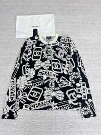CHANEL® Luksusowy kardigan CC® markowy sweter sweterek bluzka