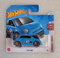 Fiat 500e blue Hot Wheels