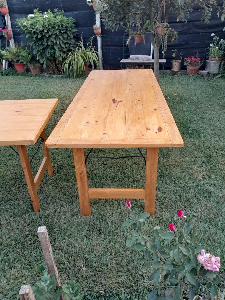 Mesa madeira pernas de fechar
