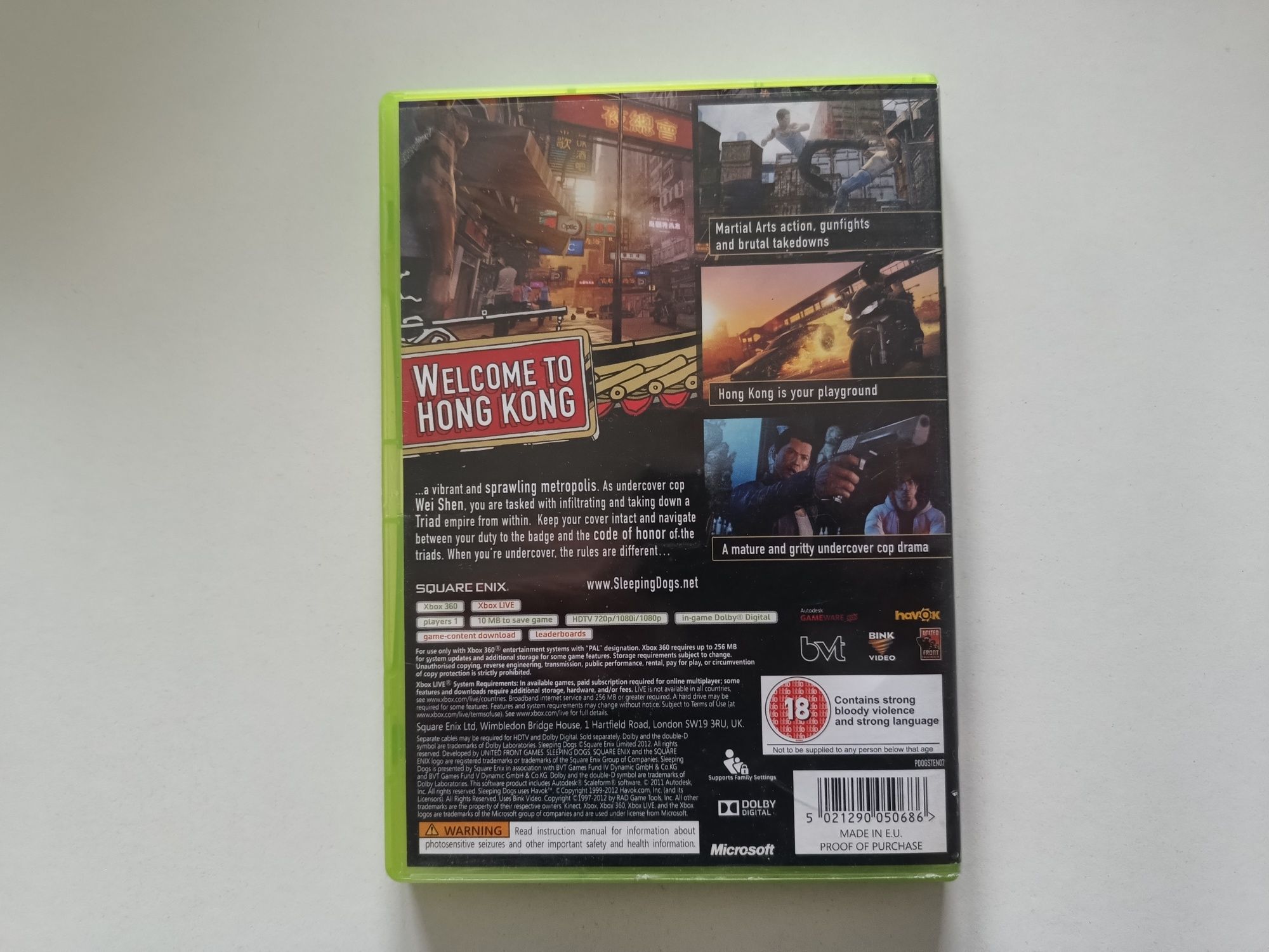 Gra Xbox 360 Sleeping Dogs