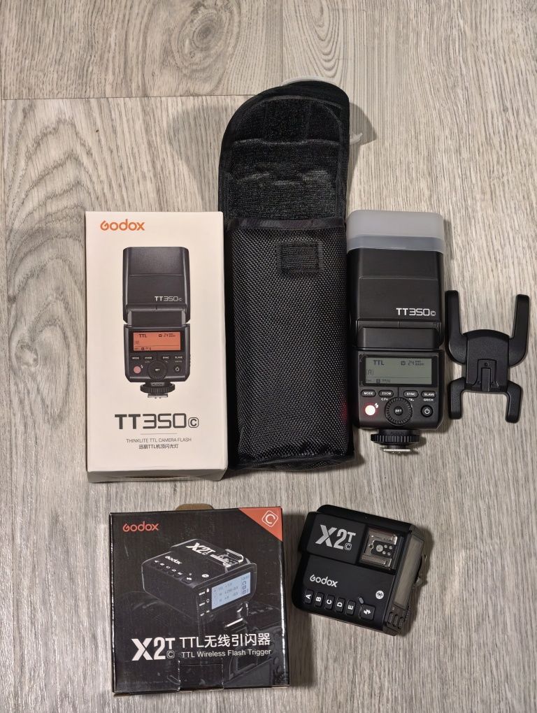 Godox TT350 Canon e transmissor X2T