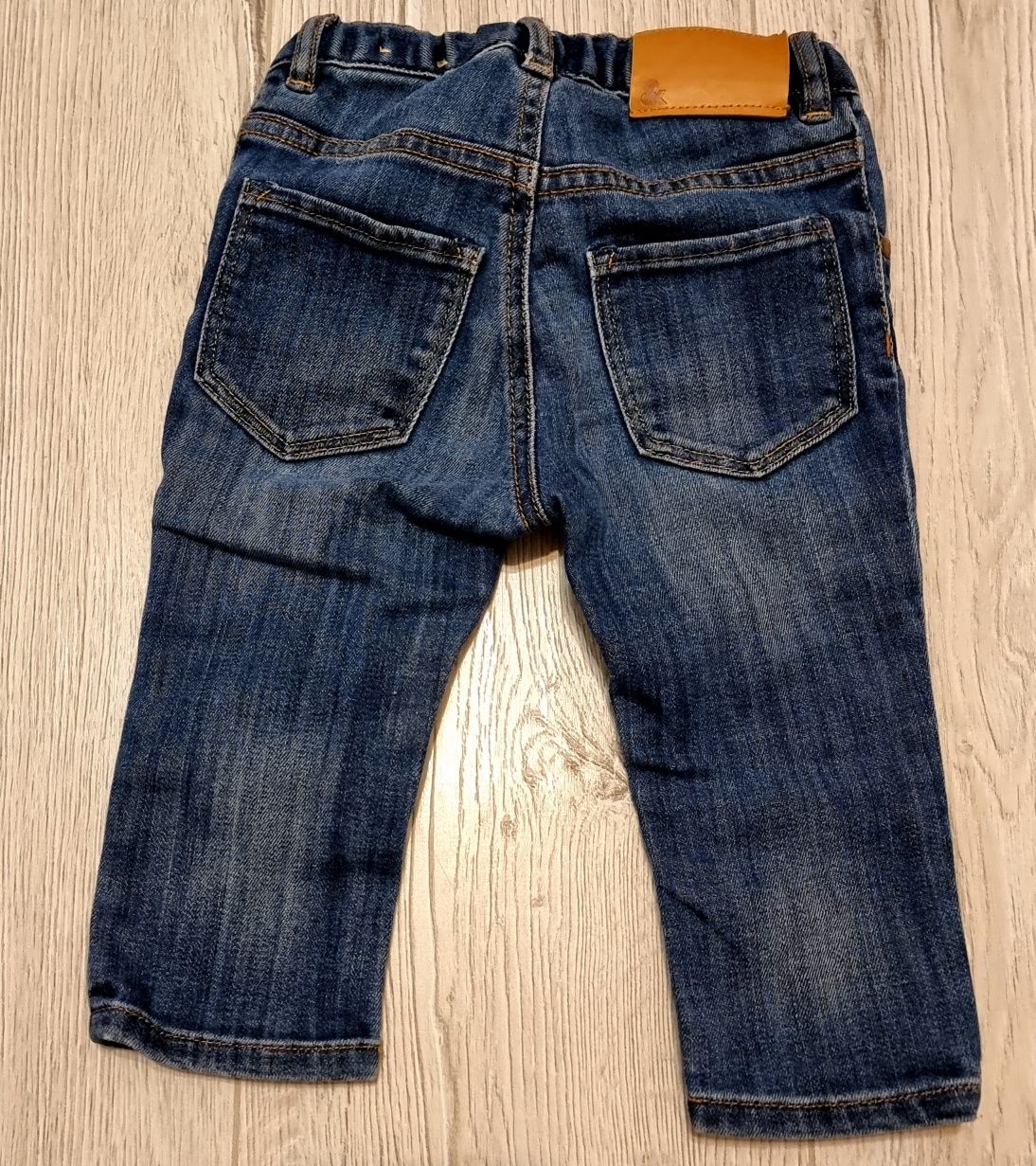 Spodnie, jeansy, hm, h&m, rozmiar 74