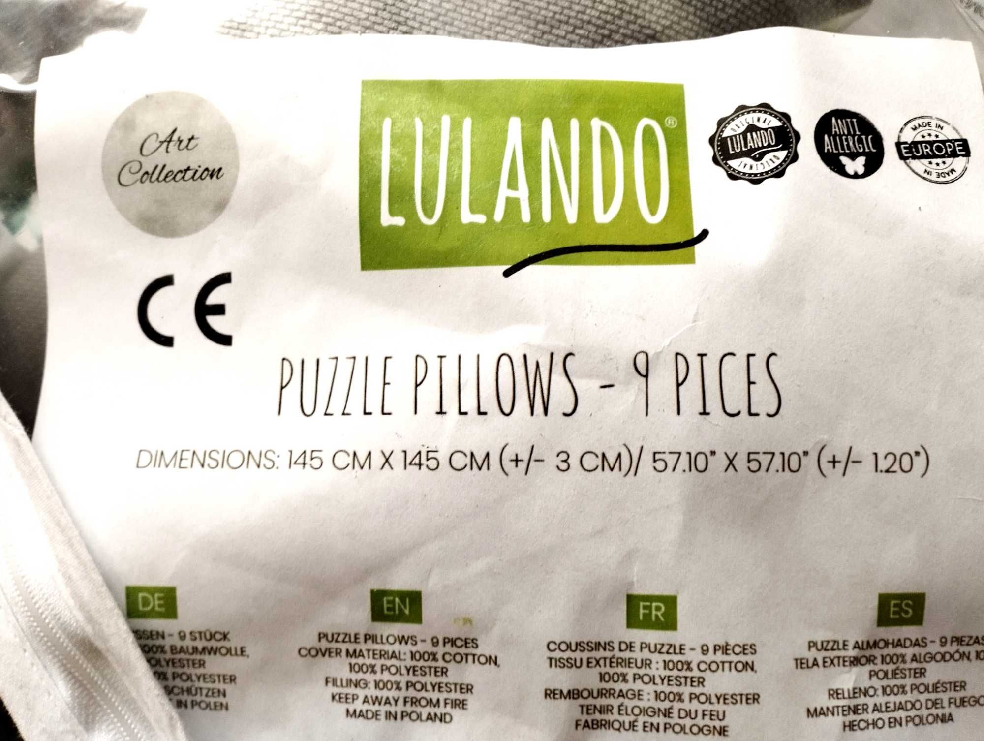 Mata z poduszkowych puzzli Lulando dla dzieci