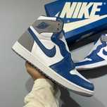 Jordan Air Jordan 1 High OG "True Blue" Niebiesko-białe trampki 39