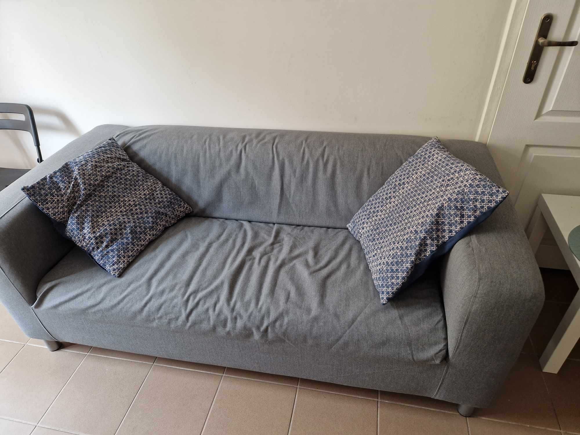 Sofa 2-osobowa IKEA KLIPPAN - kolor szary