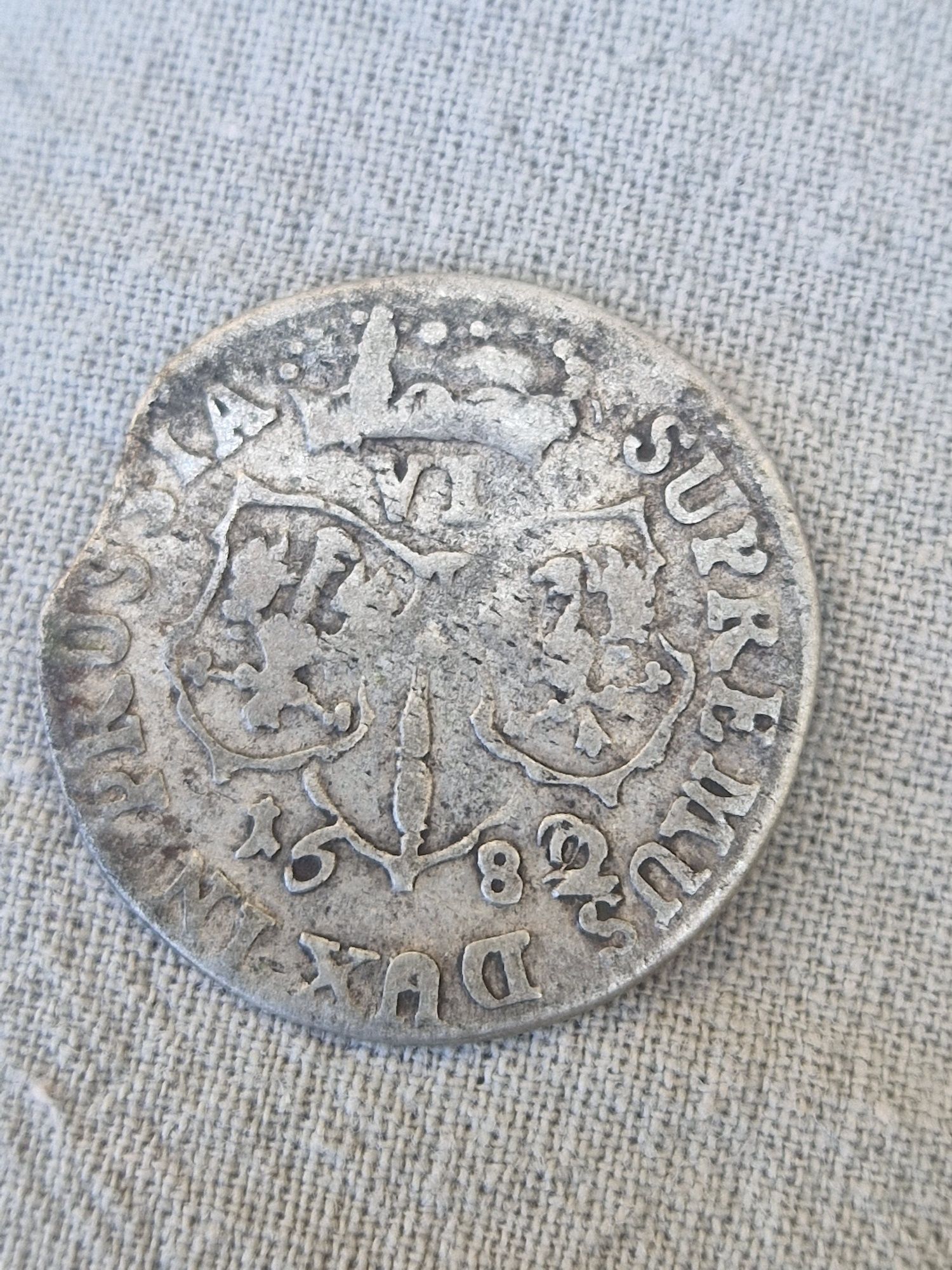 Moneta szóstak 1682 Prusy