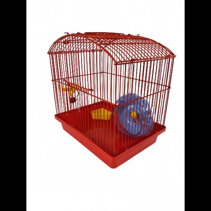 Очень дешевая клетка для хомяков AV053. Яркие цвета, полный комплект