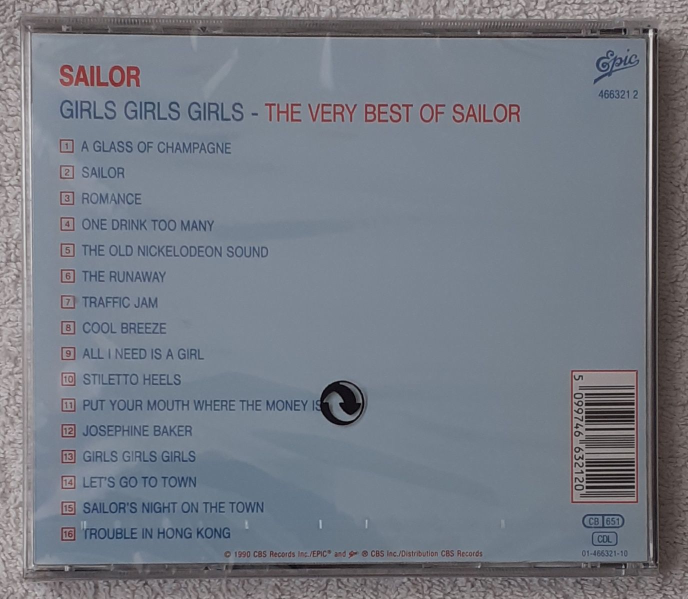 Sailor ‎– Girls Girls Girls - The Very Best Of Sailor (CD)