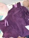 Fioletowy dres damski