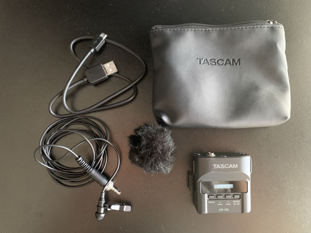 Tascam DR-10L e Microfone Lapela