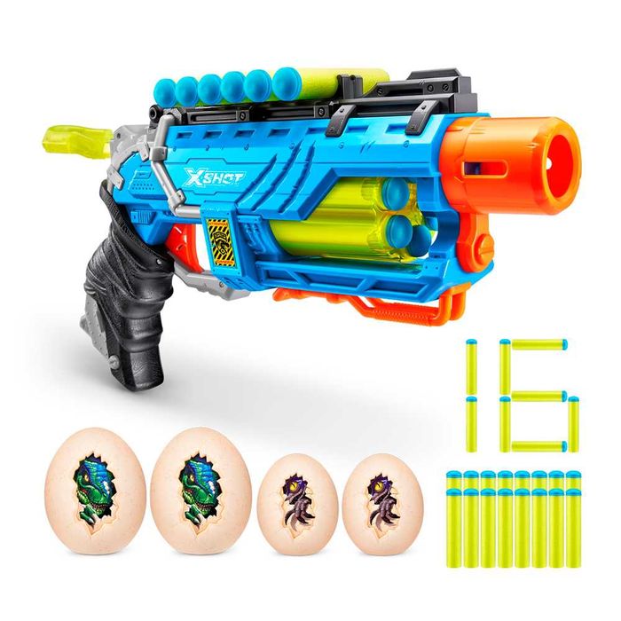4860R Zuru X-Shot Швидкострільний бластер Dino Striker New, акция